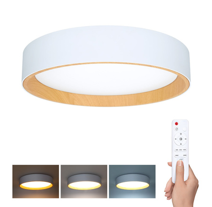 Solight LED osvětlení s dálkovým ovladačem Larios White, 48W, 3360lm, 39cm, změna chromatičnosti, stmívatelné Solight LED osvětlení s dálkovým ovladačem Larios White, 48W, 3360lm, 39cm, změna chromatičnosti, stmívatelné