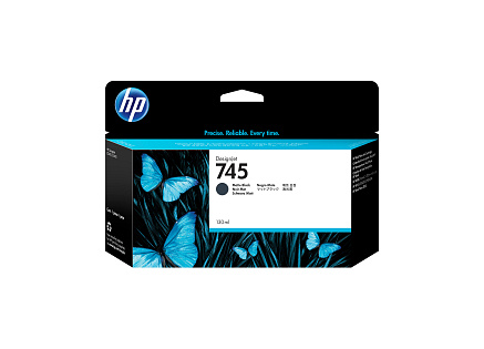 HP 745 130-ml Matte Black Ink Cartridge
