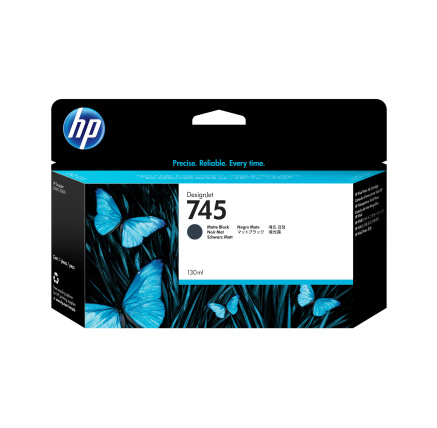HP 745 130-ml Matte Black Ink Cartridge HP 745 130-ml Matte Black Ink Cartridge