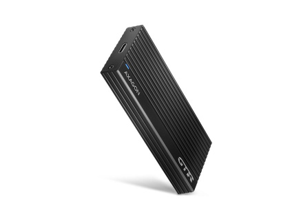 AXAGON EEM2-GTR, USB-C 3.2 Gen 2 - M.2 NVMe SSD kovový THIN RIB box AXAGON EEM2-GTR, USB-C 3.2 Gen 2 - M.2 NVMe SSD kovový THIN RIB box