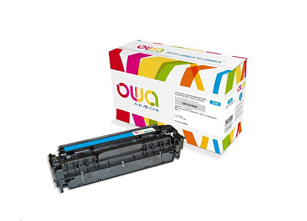 OWA Armor toner pro HP Color Laserjet Pro300 M351, M375, Pro400 M451, M475, 2600 Stran, CE411A, modrá/cyan