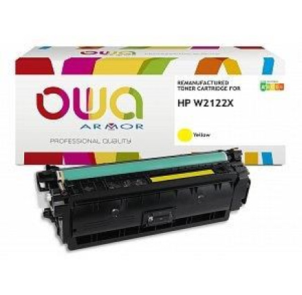 OWA Armor toner pro HP CLJ Enterprise M554dn yellow, 10.000 str., komp.s W2122X OWA Armor toner pro HP CLJ Enterprise M554dn yellow, 10.000 str., komp.s W2122X
