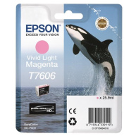 EPSON ink bar ULTRACHROME HD "Kosatka" - Vivid Light Magenta - T7606 (25,9 ml)