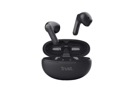 TRUST sluchátka Yavi, Bluetooth, špunty, černá
