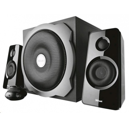 TRUST Reproduktory 2.1 Tytan Subwoofer Speaker Set -  black, černá