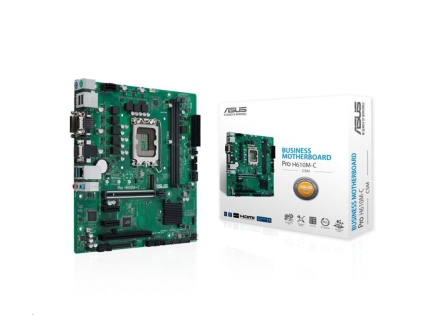 ASUS MB Sc LGA1700 PRO H610M-C-CSM, Intel H610, 2xDDR5, 1xDP, 1xHDMI, 1xDVI, 1xVGA, mATX