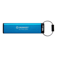Kingston Flash Disk IronKey 16GB USB-C IronKey Keypad 200C, FIPS 140-3 Lvl 3 (Pending) AES-256