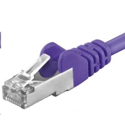 PREMIUMCORD Patch kabel CAT6a S-FTP, RJ45-RJ45, AWG 26/7 2m fialová PREMIUMCORD Patch kabel CAT6a S-FTP, RJ45-RJ45, AWG 26/7 2m fialová