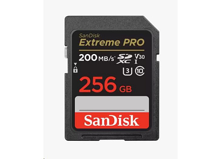 SanDisk SDXC karta 256GB Extreme PRO (200 MB/s Class 10, UHS-I U3 V30) SanDisk SDXC karta 256GB Extreme PRO (200 MB/s Class 10, UHS-I U3 V30)