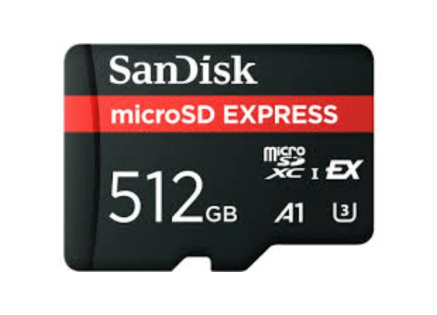 SanDisk micro SDXC karta 512GB Express (880/650 MB/s,  A1,  UHS-I,  U3)