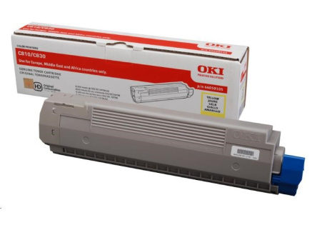 Toner OKI Žlutý do C810,C830 (8 000 str.)