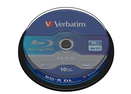 VERBATIM BD-R(10-pack)/DualLayer/spindle/6X/50GB VERBATIM BD-R(10-pack)/DualLayer/spindle/6X/50GB