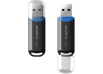 ADATA Flash Disk 64GB C906, USB 2.0 Classic, černá