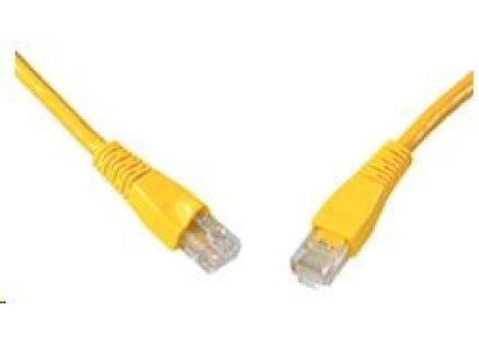Solarix Patch kabel CAT5E UTP PVC 2m žlutý snag-proof C5E-114YE-2MB