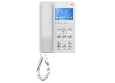 Grandstream GHP630W SIP WiFi hotelový telefon s displejem bílý Grandstream GHP630W SIP WiFi hotelový telefon s displejem bílý