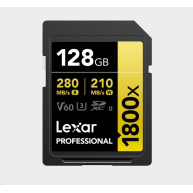 Lexar SDXC Pro 1800x U3 UHS-II R280/W210 (V60) 128GB