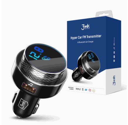 3mk nabíječka do auta Hyper Car FM Transmitter 3mk nabíječka do auta Hyper Car FM Transmitter