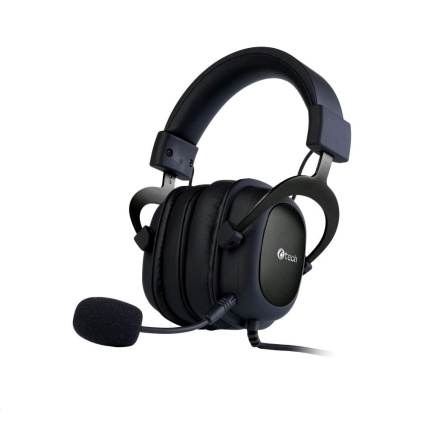C-TECH Herní sluchátka Archon V2 (GHS-23B), 3.5mm Jack, černá