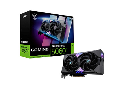 MSI VGA NVIDIA GeForce RTX 5060 Ti 16G GAMING OC, RTX 5060 Ti, 16GB GDDR7, 3xDP, 1xHDMI