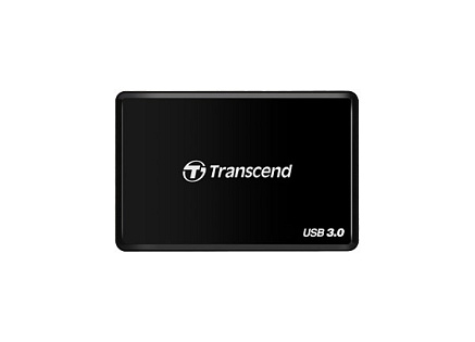 TRANSCEND Card Reader RDF2, USB 3.0, Black TRANSCEND Card Reader RDF2, USB 3.0, Black