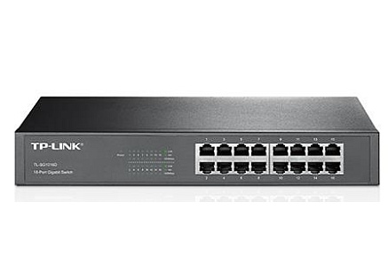 TP-Link Easy Smart switch TL-SG1016DE (16xGbE, fanless)