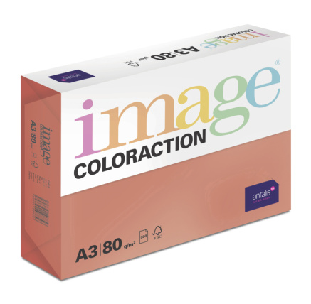 Antalis Papír Image Coloraction Chile - jahodově červená (CO44) A3 (80g/500ks)