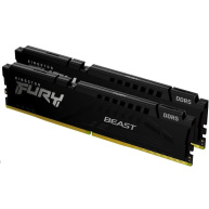 KINGSTON DIMM DDR5 128GB (Kit of 2) 5600MT/s CL40 FURY Beast Černá