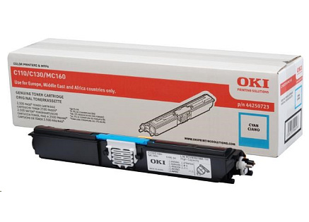 Toner Oki Cyan do C110/C130 (2.5k)