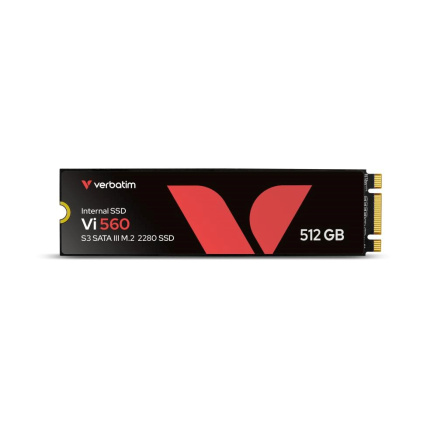 VERBATIM SSD Vi560 S3 M.2 512GB SATA III, W 520/ R 480MB/s VERBATIM SSD Vi560 S3 M.2 512GB SATA III, W 520/ R 480MB/s