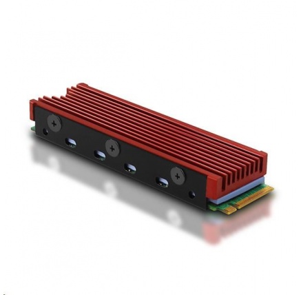 AXAGON CLR-M2, hliníkový pasivní chladič pro jedno i oboustranný M.2 SSD disk, výška 12 mm
