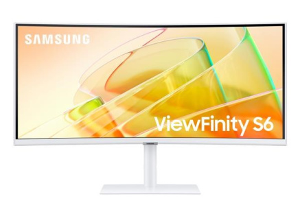 SAMSUNG MT LED LCD Monitor 34" ViewFinity LS34C650TAUXEN - prohnutý,VA,3440x1440,5ms,100Hz,HDMI,DisplayPort