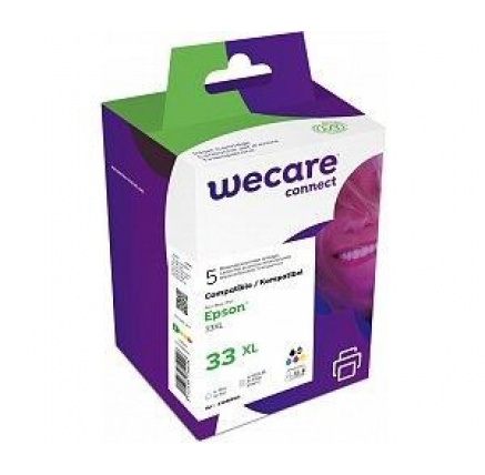 WECARE ARMOR cartridge pro EPSON Expression Home a Premium XP-530,630,635,830 (C13T33574011) černá/black+C+M+Y 15ml/4x11 WECARE ARMOR cartridge pro EPSON Expression Home a Premium XP-530,630,635,830 (C13T33574011) černá/black+C+M+Y 15ml/4x11