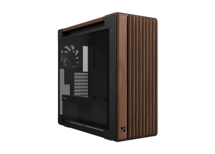 ASUS case PROART PA602 WALNUT WOOD MODERN TG, Mid Tower, průhledná bočnice, černá