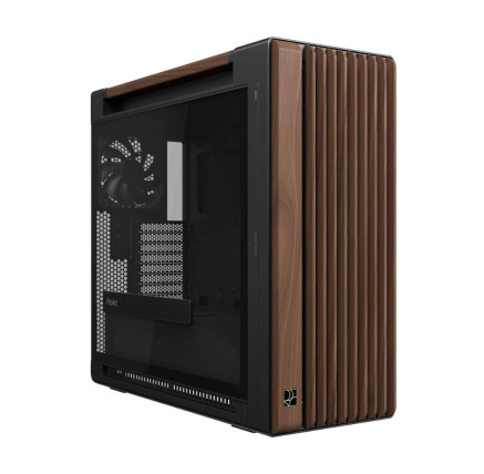 ASUS case PROART PA602 WALNUT WOOD MODERN TG, Mid Tower, průhledná bočnice, černá ASUS case PROART PA602 WALNUT WOOD MODERN TG, Mid Tower, průhledná bočnice, černá