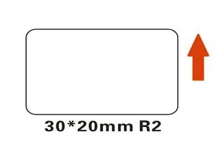 Niimbot štítky R 30x20mm 320ks White pro B21, B21S, B3S, B1