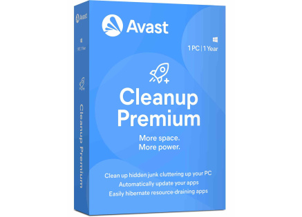 _Nová Avast Cleanup Premium 1 licence na 12 měsíců