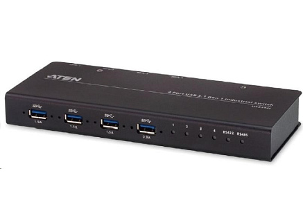 ATEN USB 3.1 Gen1 Industrial přepínač periferií 4:4 US3344I
