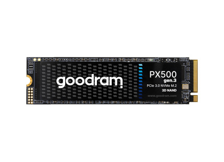 GOODRAM SSD PX500 Gen.3 512GB, PCIe Gen3x4, M.2 2280, (R:3200/W:2400MB/s) GOODRAM SSD PX500 Gen.3 512GB, PCIe Gen3x4, M.2 2280, (R:3200/W:2400MB/s)