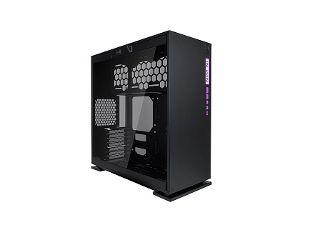 IN WIN skříň 303C, Black, Mid Tower, bez zdroje, RGB + Front USB 3.1 type C