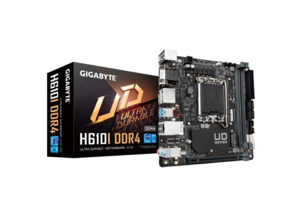 GIGABYTE MB Sc LGA1700 H610I DDR4, Intel H610, 2xDDR4, 2xDP, 1xHDMI, 1xVGA, mini-ITX