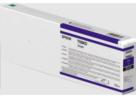 EPSON ink Singlepack Violet T55KD00 UltraChrome HDX/HD 700ml