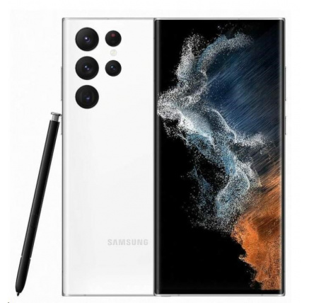 Samsung Galaxy S22 Ultra (S908), 12/256 GB, 5G, DS, EU, bílá