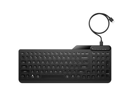 HP 405 Multi-Device Wired Backlit Keyboard CZ/SK