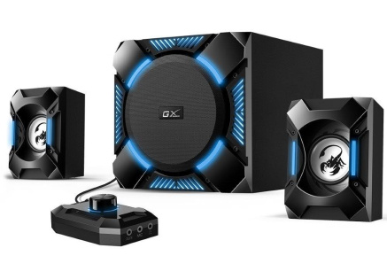 GENIUS reproduktory GX GAMING SW-G2.1 1200/ 2.1/ 36W/ černá