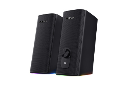 TRUST reproduktory GXT 612 CETIC RGB-Illuminated 2.0 Speaker Set, Bluetooth, černá