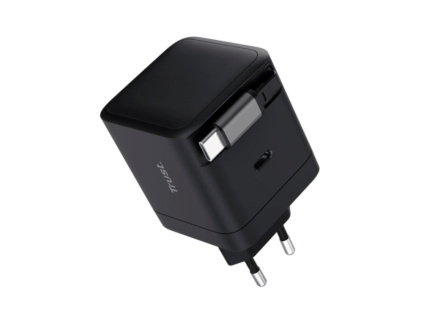 TRUST Nabíječka MAXO 65W, s kabelem, USB-C, černá