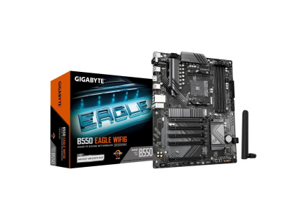 GIGABYTE MB Sc AM4 B550 EAGLE WIFI6, AMD B550, 4xDDR4, 1xHDMI, WiFi