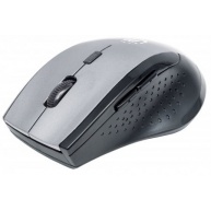 MANHATTAN Myš Curve, USB, optická, bezdrátová, 5-tlačítková, 1600 dpi, šedo-černá
