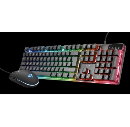 TRUST set klávesnice + myš GXT 838 Azor Gaming Combo US