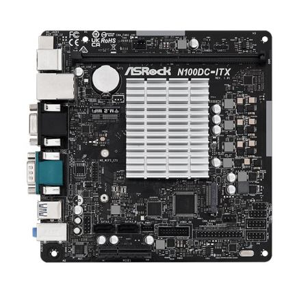 ASRock MB Alder Lake-N N100DC-ITX, Intel N100, 1xDDR4, 1xHDMI, 1xVGA, mITX ASRock MB Alder Lake-N N100DC-ITX, Intel N100, 1xDDR4, 1xHDMI, 1xVGA, mITX